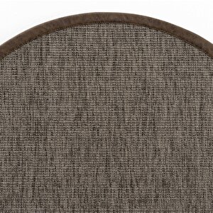 Prag M360 Hav Toz Vermez Kolay Temizlenen Hasır Dokulu Ince Düğüm Ithal Yuvarlak Sisal Halı 100x100 cm