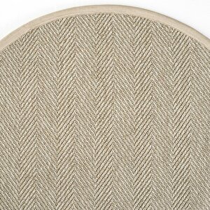 Sydney M104 Hav Toz Vermez Kolay Temizlenen Hasır Balık Sırtı Ithal Yuvarlak Sisal Halı 120x120 cm