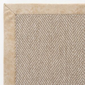 Sydney M60 Hav Toz Vermez Kolay Temizlenen Hasır Doku Balık Sırtı Ithal Sisal Halı 100x450 cm