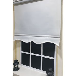 Düz Gri Stor Perde Etek Dilimli Stb-5321 30x200 cm