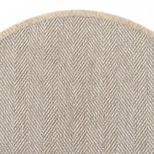 Sydney M60 Hav Toz Vermez Kolay Temizlenen Hasır Doku Balık Sırtı Ithal Yuvarlak Sisal Halı 120x120 cm