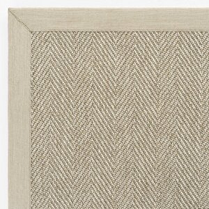 Sydney M104 Hav Toz Vermez Kolay Temizlenen Hasır Balık Sırtı Ithal Sisal Halı 80x300 cm