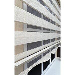 Zebra Stor Perde Krem Etek Dilimli Z-stb400v12 190x200 cm