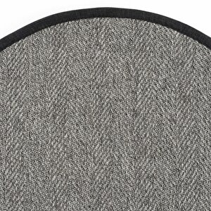 Berlin M406 Hav Toz Vermez Kolay Temizlenen Hasır Balık Sırtı Yuvarlak Ithal Sisal Halı 160x160 cm