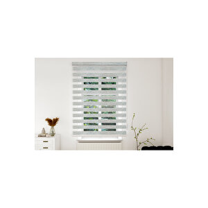 Gri Zebra Stor Perde 110x180 110x180 cm