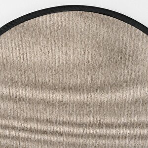 Roma M720 Hav Toz Vermez Kolay Temizlenen Hasır Doku Ince Düğüm Yuvarlak Ithal Sisal Halı 200x200 cm