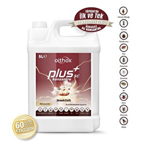 Plus Sc 5 Lt  Uyuz ,böcek, Pire, Örümcek, Bit, Tahta Kurusu, Mite, Hamamböceği Ilacı