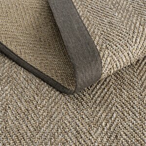 Cool Halı Boston M208 Hav Toz Vermez Kolay Temizlenen Hasır Doku Balık Sırtı Ithal Sisal Halı