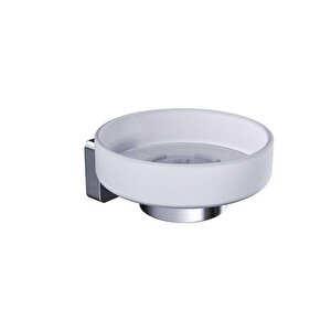 Ferrara Sabunluk Buzlu Cam- Krom 3005 0002