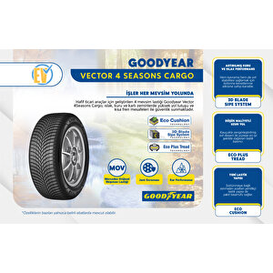 235/65r16c 115/113r Vector 4 Seasons Cargo Car Mov Oto Dört Mevsim Lastiği ( Üretim : 2024 )