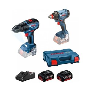 Gdx 180- Li Somun Sıkma + Bosch Gsr 18v-50 Akülü Darbesiz Vidalama
