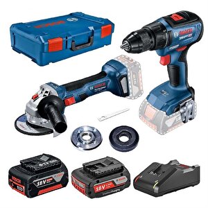 Gws 180-li Akülü Taşlama + Bosch Gsr 18v-50 Akülü Vidalama