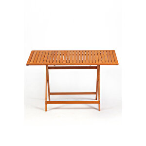 6+1 Katlanabi̇li̇r Bi̇stro Set 120x70 Cm Masali Krem
