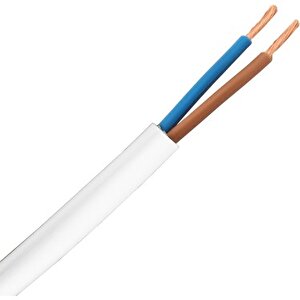 2x0.75 Ttr Kablo 25 Metre Beyaz Renk