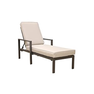 Silum 2+1+1+Şezlong+Puflu Dış Mekan Bahçe Mobilyası Balkon Oturma Grubu Montajsız Oturma Takımı
