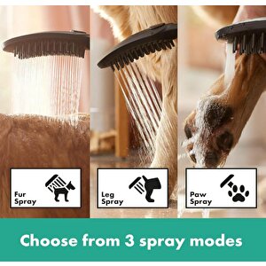 Dogshower Köpek El Duşu 150 3 Jet Mat Siyah 26640670