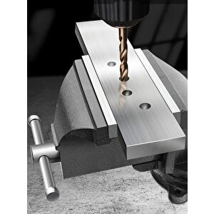 Premium Black 150mm 6" 360" Dönerli Taban Dövme Çelik Sabit Tezgah Masa Mengenesi