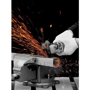 Premium Black 150mm 6" 360" Dönerli Taban Dövme Çelik Sabit Tezgah Masa Mengenesi