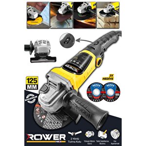 Rowemax Alman Stark 99965vfx 115 Mm Devir Ayarlı Spiral Avuç İçi Kesme Ve Taşlama Makinesi