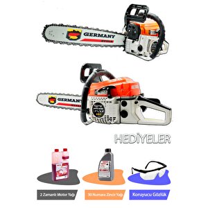 Alman Turbo Benzinli Testere 15 Hpx 63cc Ağaç Odun Dal Kesme Makinesi Hedi̇yeli̇