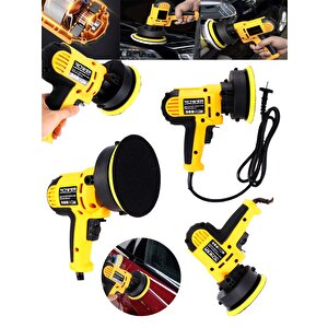Alman Stark Motor Korumalı 99558vfx Otomatik Devir Ayarlı Zımpara Pasta Cila Polisaj Makinesi