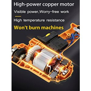 Alman Stark Motor Korumalı 99558vfx Otomatik Devir Ayarlı Zımpara Pasta Cila Polisaj Makinesi