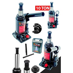 Titanium Pro Black 10 Ton Hidrolik Araba Karavan Oto Şişe Kriko