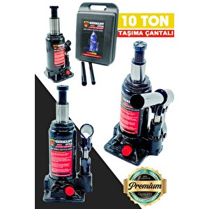 Titanium Pro Black 10 Ton Hidrolik Araba Karavan Oto Şişe Kriko