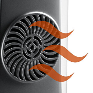 Trh 22 E Yağlı Radyatör 2400 W 9 Dilim Fanlı