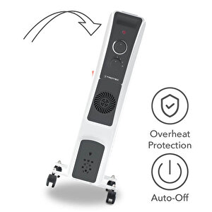 Trotec Trh 22 E Yağlı Radyatör 2400 W 9 Dilim Fanlı