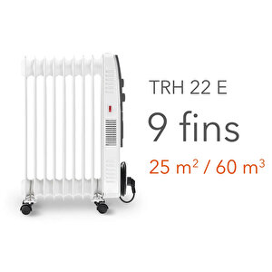 Trotec Trh 22 E Yağlı Radyatör 2400 W 9 Dilim Fanlı