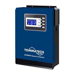 Tommatech New 1 Kva 1kw 1000 Watt 12 Volt Mppt 1 Faz Akıllı İnverter İnvertör