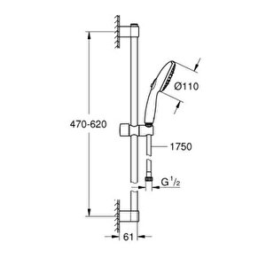 Grohe Tempesta 110 Duşu Seti 3 Akışlı - 27644003