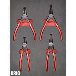 Brio Hareketli Takım Dolabı 6 Çekmece New 233 Parça Kırmızı Dolu