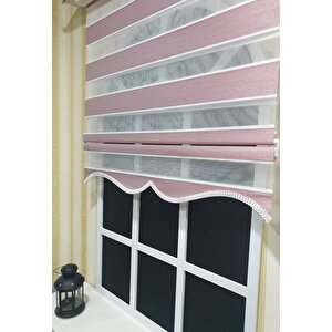 Zebra Stor Perde Kırmızı Mikro Plise Etek Dilimli Stb1906 V 01 150x260 cm