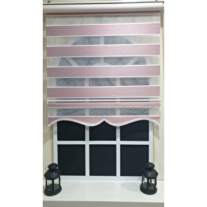 Zebra Stor Perde Kırmızı Mikro Plise Etek Dilimli Stb1906 V 01 150x260 cm