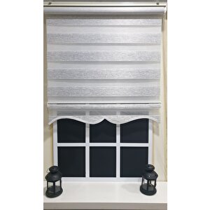 Zebra Stor Perde Siyah Çizgli Etek Dilimli Stb851 V 01 80x200 cm