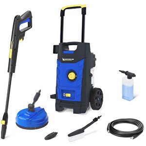 Mpx19elp 1900watt 140bar Profesyonel Basınçlı Yıkama Makinesi + Zemin/araç Yıkama Fırçası