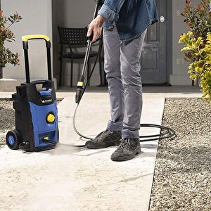 Mpx19elp 1900watt 140bar Profesyonel Basınçlı Yıkama Makinesi + Zemin/araç Yıkama Fırçası