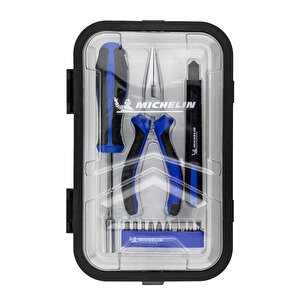 Michelin Mc33320 13 Parça Cr-v Kargaburnu + Maket Bıçağı Bits Tornavida Seti