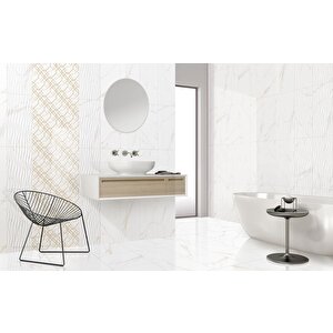 Anka Klasik Carrara Gold Parlak Dekor Seramiği - 30x60