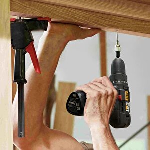 Cat Dx15.1 12volt/2.0ah Li-ion Çift Akülü Profesyonel Şarjlı Darbeli Matkap