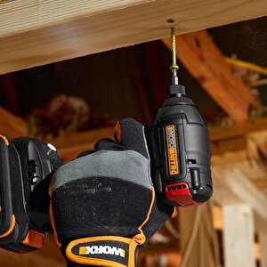 Worx Wx925 20volt/2.0ah Li-ion Çift Akülü Kömürsüz Profesyonel Şarjlı Darbeli Matkap + Wx265 Kömürsüz Darbeli Tornavida Kombo Set