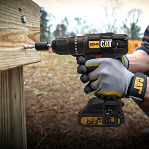 Cat Dx145.1 18volt/2.0ah Li-ion Çift Akülü Profesyonel Şarjlı Matkap