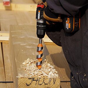 Worx Wx354.4 20volt/4.0ah Li-ion Çift Akülü Kömürsüz Profesyonel Şarjlı Darbeli Matkap
