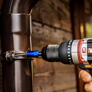 Worx Wx354.4 20volt/4.0ah Li-ion Çift Akülü Kömürsüz Profesyonel Şarjlı Darbeli Matkap