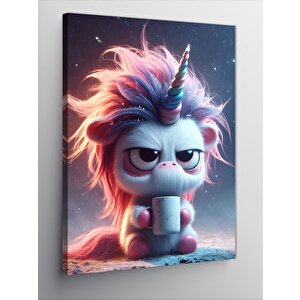 Kanvas Tablo Yavru Unicorn 70x100 cm