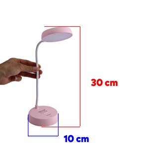 Şarjlı Akrobat Lamba 360° Masa Üstü Lamba 3 Kademe Dokunmatik Çalışma Okuma Işığı Gece Lambası Soft Işık