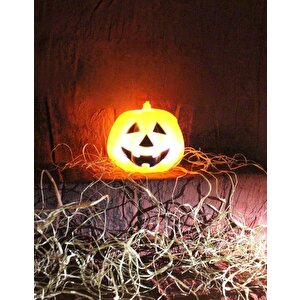 Halloween Dekorati̇f Balkabaği Işikli 18cm Ast6660