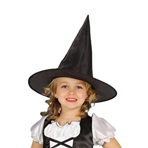 Halloween Cadi Şapkasi Çocuk Si̇yah Ast6745